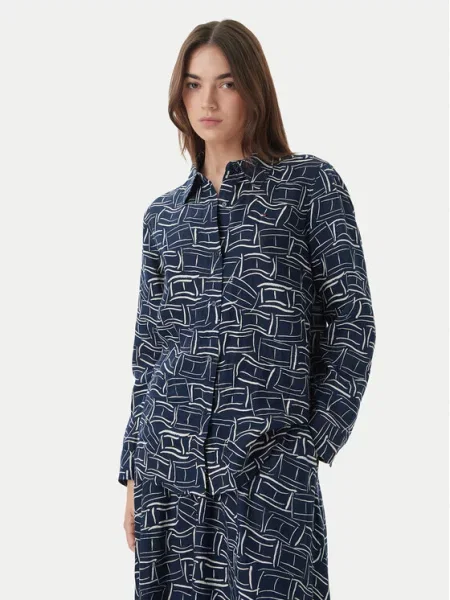 Tommy Hilfiger Koszula Granatowy