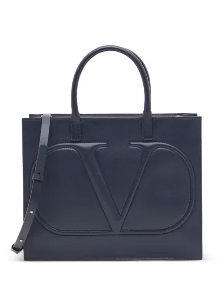 Geantă shopper Valentino Garavani albastru