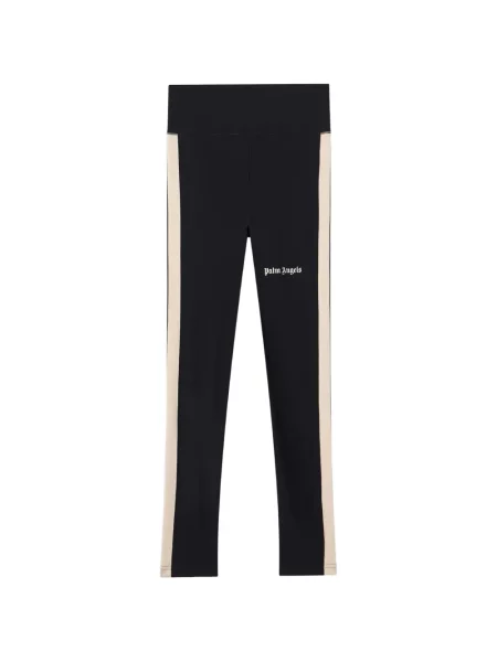 Leggings Palm Angels alergare cu autograf negru
