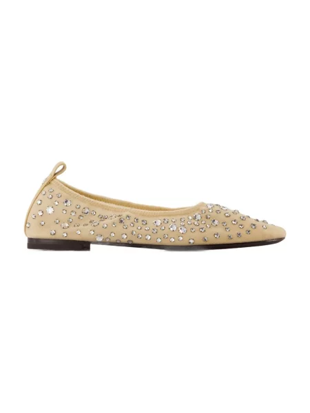 Balerinki Tory Burch beżowe