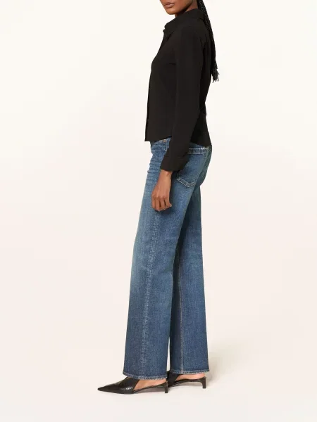 Dorothee Schumacher Jeansy Straight Blue Jeans Baby blau niebieskie