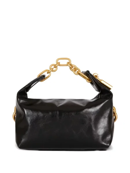 Colier Balmain din piele negru