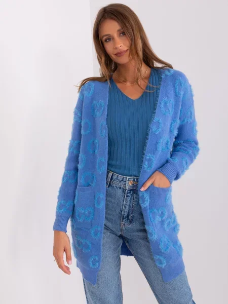 Pulover Wool Fashion Italia albastru