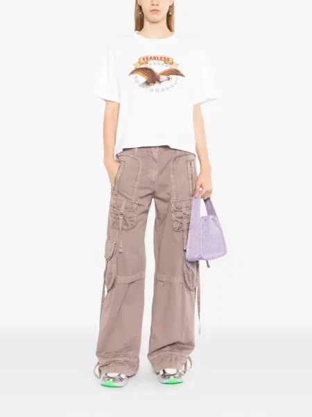 Tricou Melt cu imagine alb