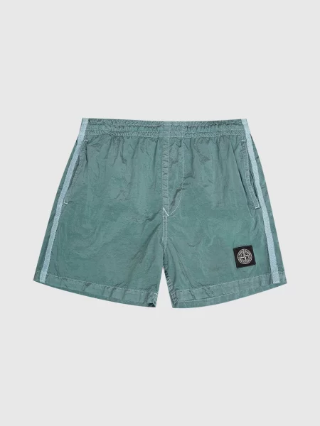 Дитячі шорти для плавання Stone Island зелені