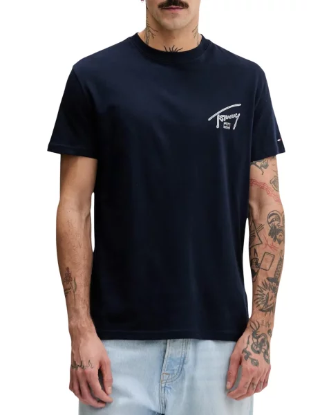 Majica Tommy Hilfiger Jeans modra
