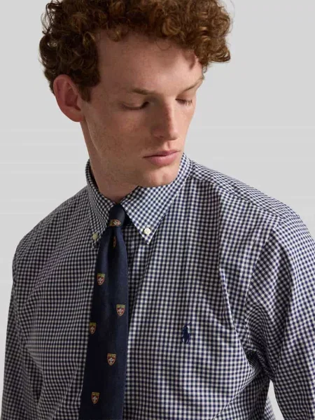 Koszula casualowa o kroju regular fit z czystej bawełny Polo Ralph Lauren niebieska