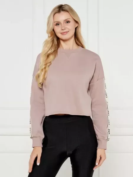 GUESS ACTIVE Pulóver CYMONE | Cropped Fit rózsaszín
