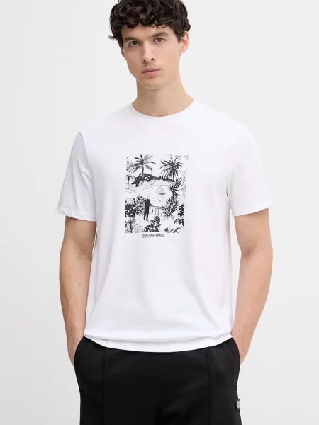 Karl Lagerfeld tričko bílé