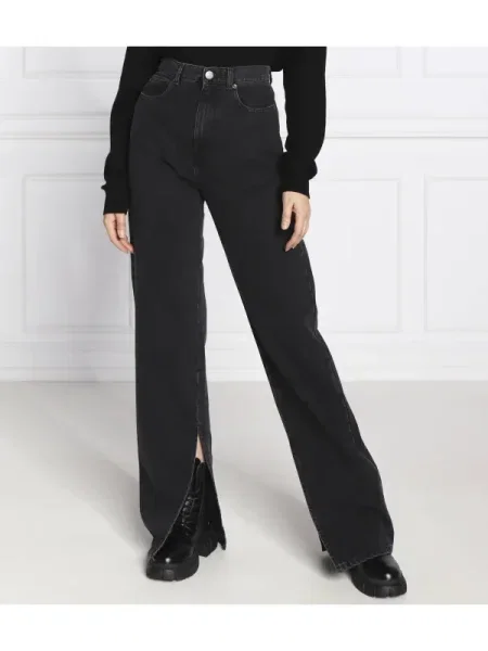 TWINSET Blugi | flare fit negru