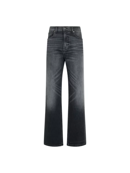 Jeansy straight leg 7 For All Mankind niebieskie