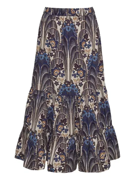 Fustă midi Cara Cara până la genunchi