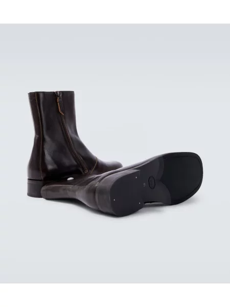 Botine chelsea Our Legacy din piele maro