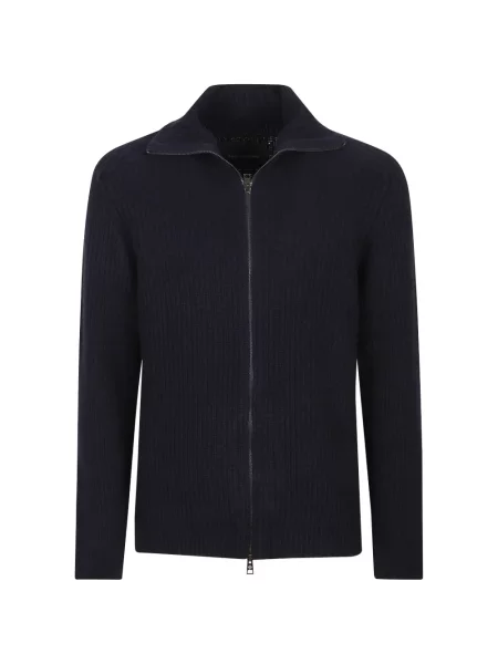 Cardigan Tagliatore tricotate albastru