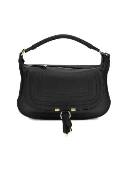 Torebka skórzana Chloe Marcie czarna