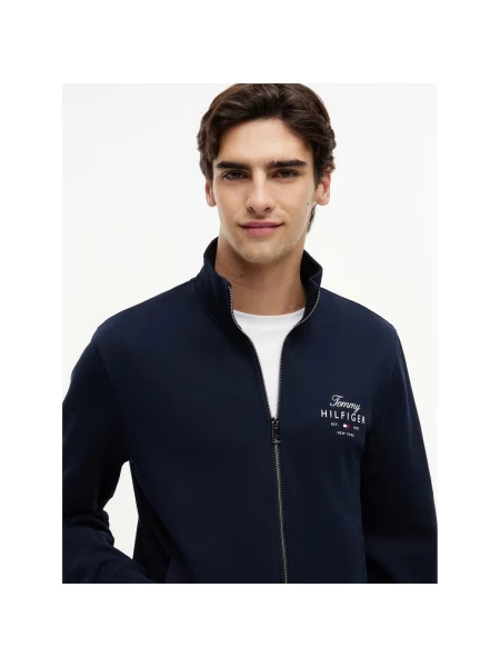 Geacă Tommy Hilfiger albastru