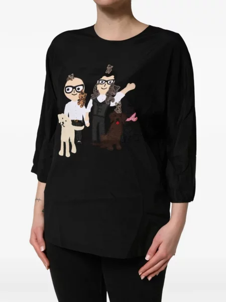 Bluză Dolce & Gabbana negru