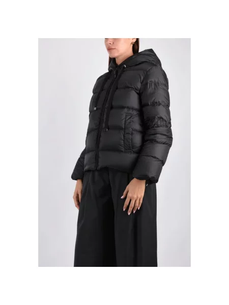 Kurtka Max Mara z kapturem czarna