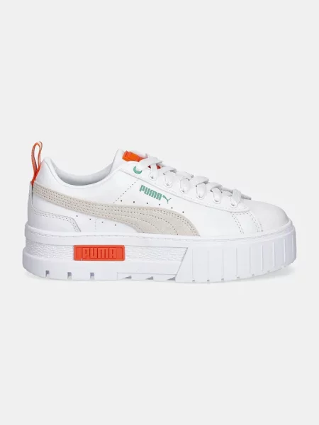 Кросівки Puma на платформі білі