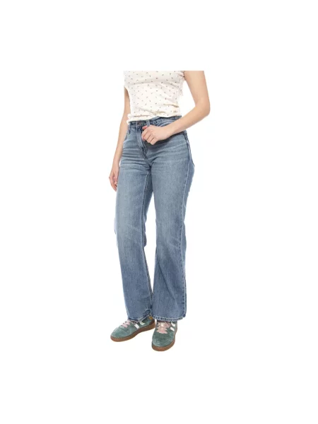 Szerokie jeansy Levi's niebieskie