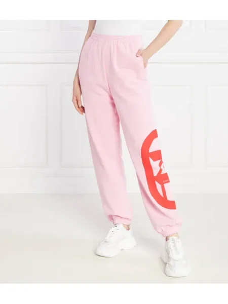 Karl Lagerfeld Jogger nadrág kl logo rózsaszín