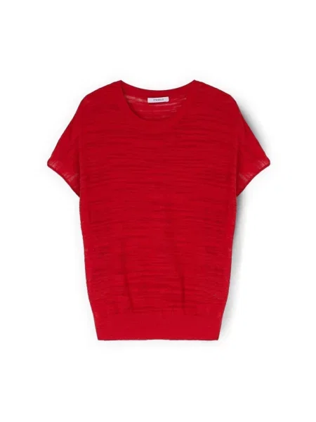 Dzianinowy sweter Motivi czerwony