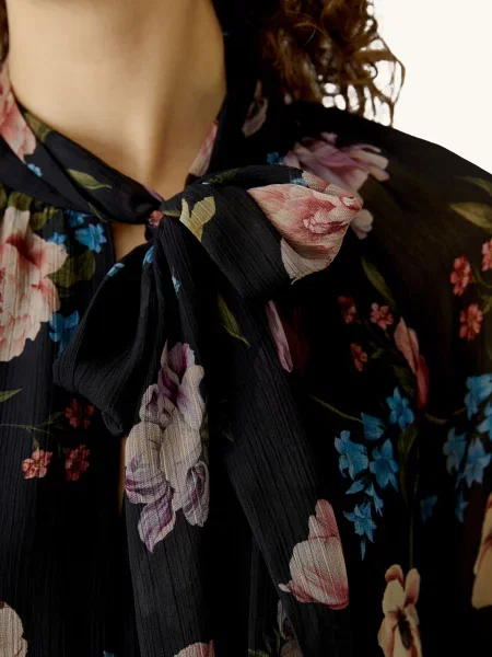 Oui Šaty / starorůžová / zelená černá