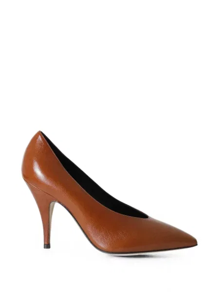 Pantofi cu toc 3juin din piele maro
