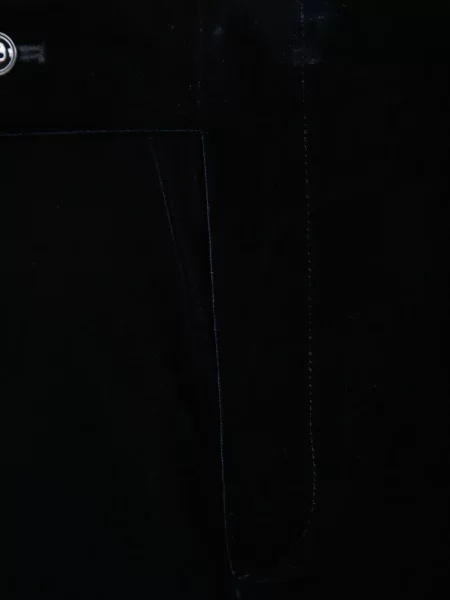 Pantaloni Giorgio Armani de catifea negru