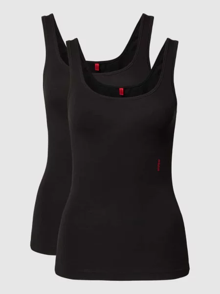 Piżama Hugo z nadrukiem czarna