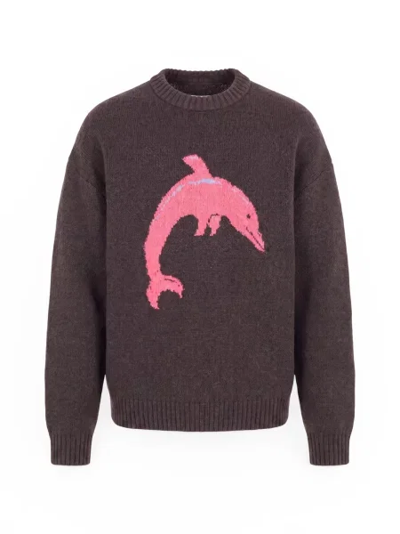 Volcom Pulover FA OZZY DOLPHIN ciocolatiu roz