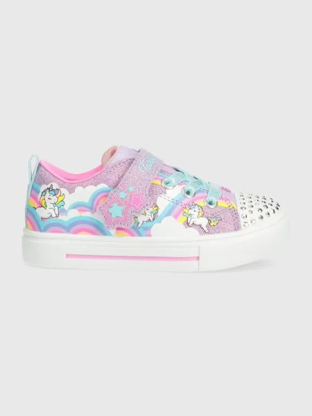 Skechers tenisky TWINKLE SPARKS JUMPIN CLOUDS fialové