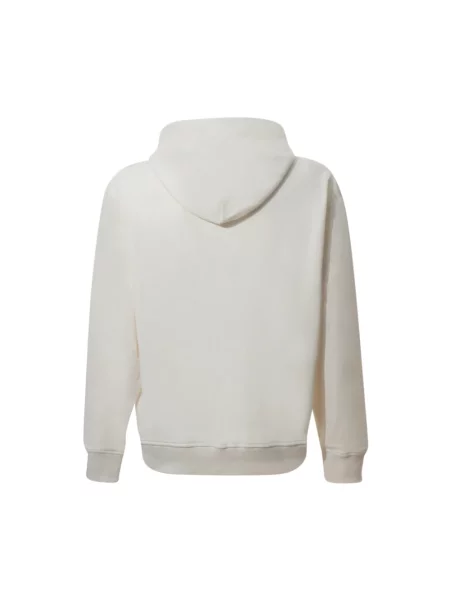 Bluza z kapturem Palm Angels klasyczna z logo biała