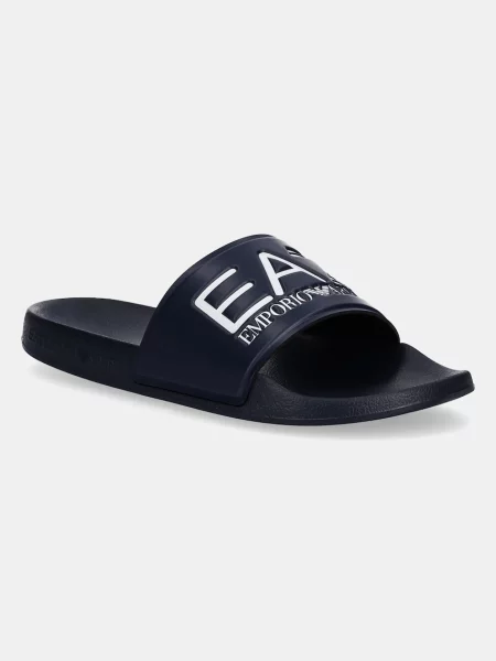 Klapki Emporio Armani Water Sports Visibility navy blue niebieskie