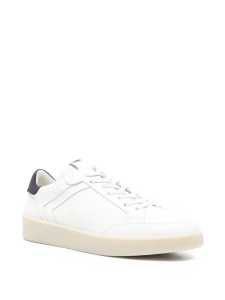 Sneakerși Canali din piele alb