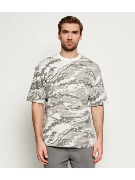 BOSS ORANGE Tricou Te_wildnature | Relaxed fit alb
