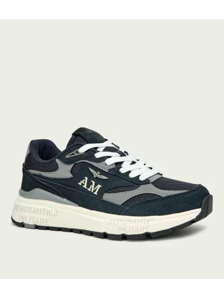 Aeronautica Militare Sneakers tornacipő | hasított bőr kék