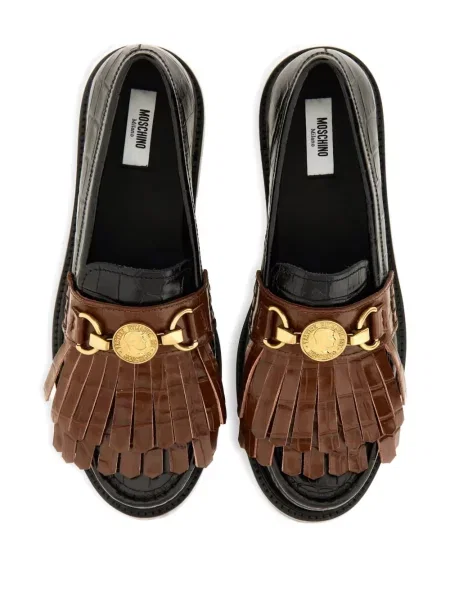 Pantofi loafer Moschino negru