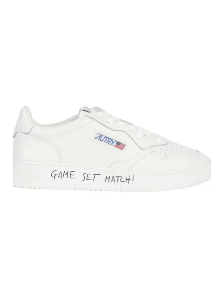 Sneakersy Autry skórzane białe