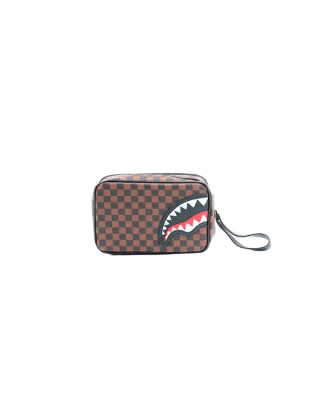 Torebka Sprayground skórzana brązowa
