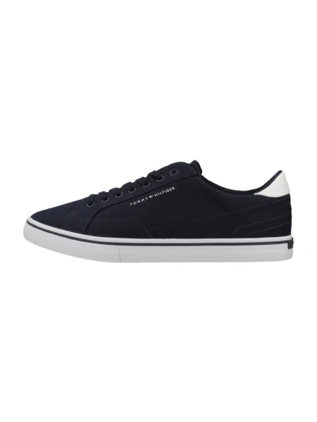 Pantofi Tommy Hilfiger din dantelă lungi albastru