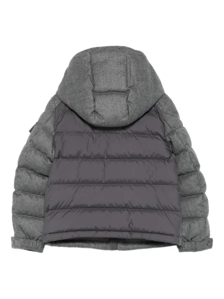 Kurtka dziecięca Moncler Enfant szara