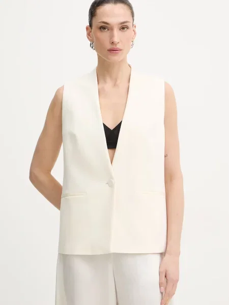 BOSS vestă Jemmania bej