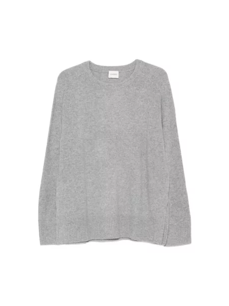 Dzianinowy sweter Closed szary