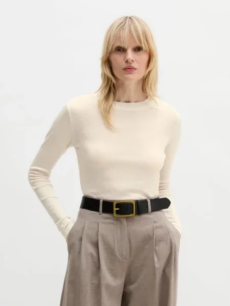 Лонгслів Marc O’Polo бавовна/віскоза білий