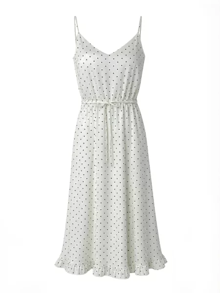 Coster Copenhagen Rochie Dot alb