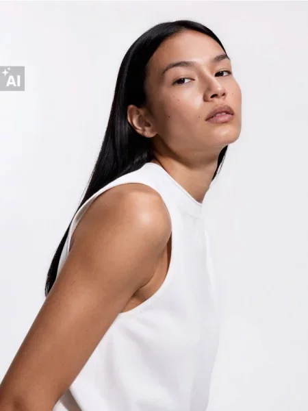 Reserved Блузка з модалом кремовий 