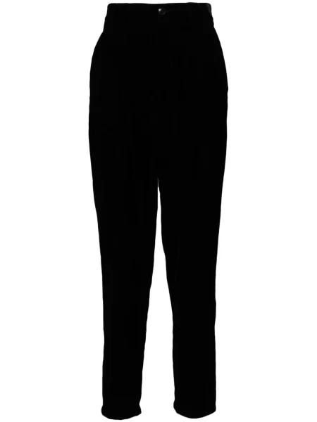 Pantaloni Giorgio Armani de catifea negru