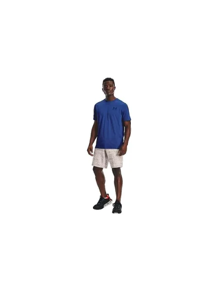 Polo Under Armour cu autograf albastru