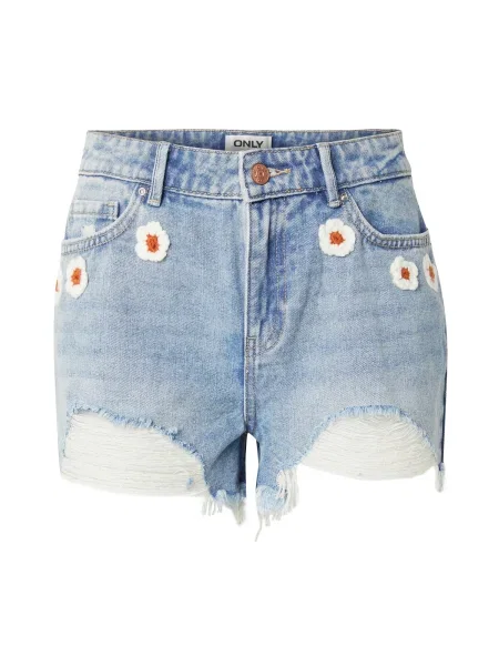 ONLY Jeans ONLPacy albastru denim / portocaliu alb